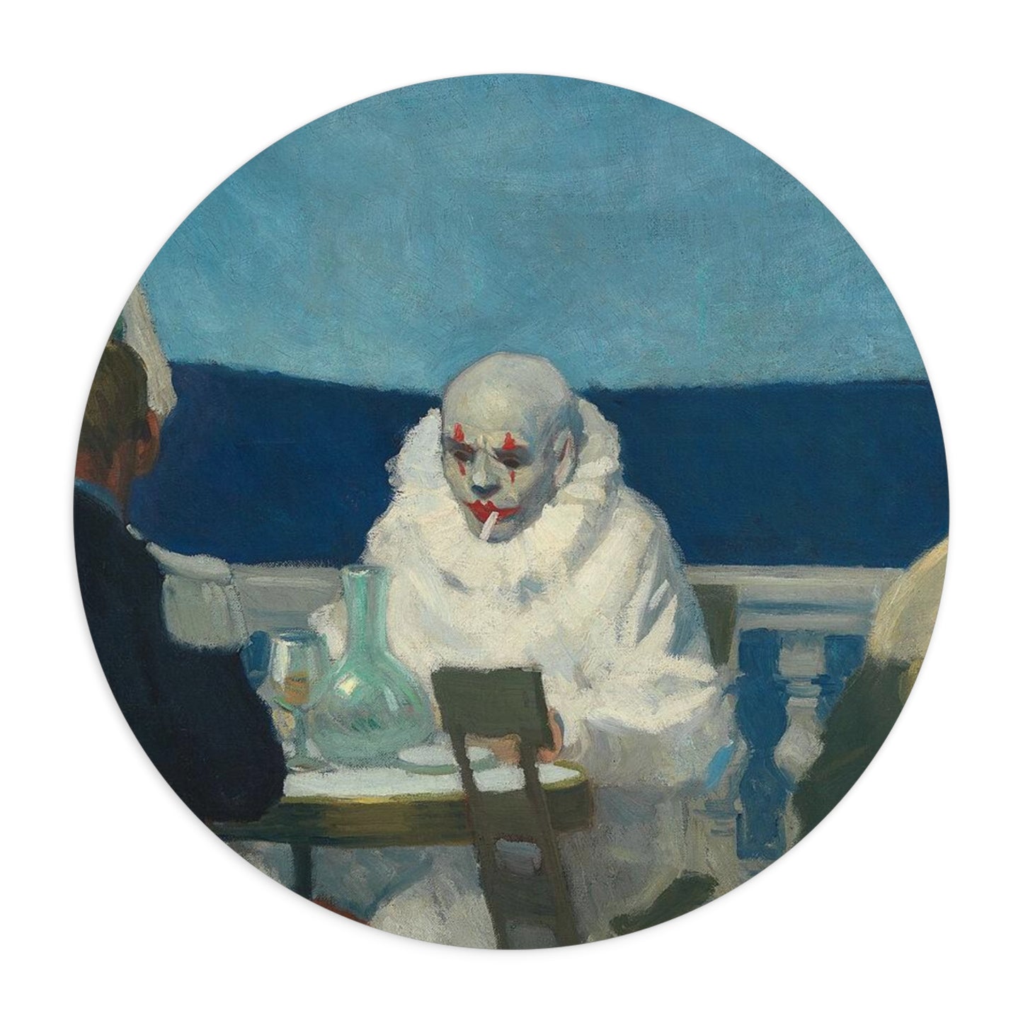 Soir Bleu by Edward Hopper (1914) Mouse Pad