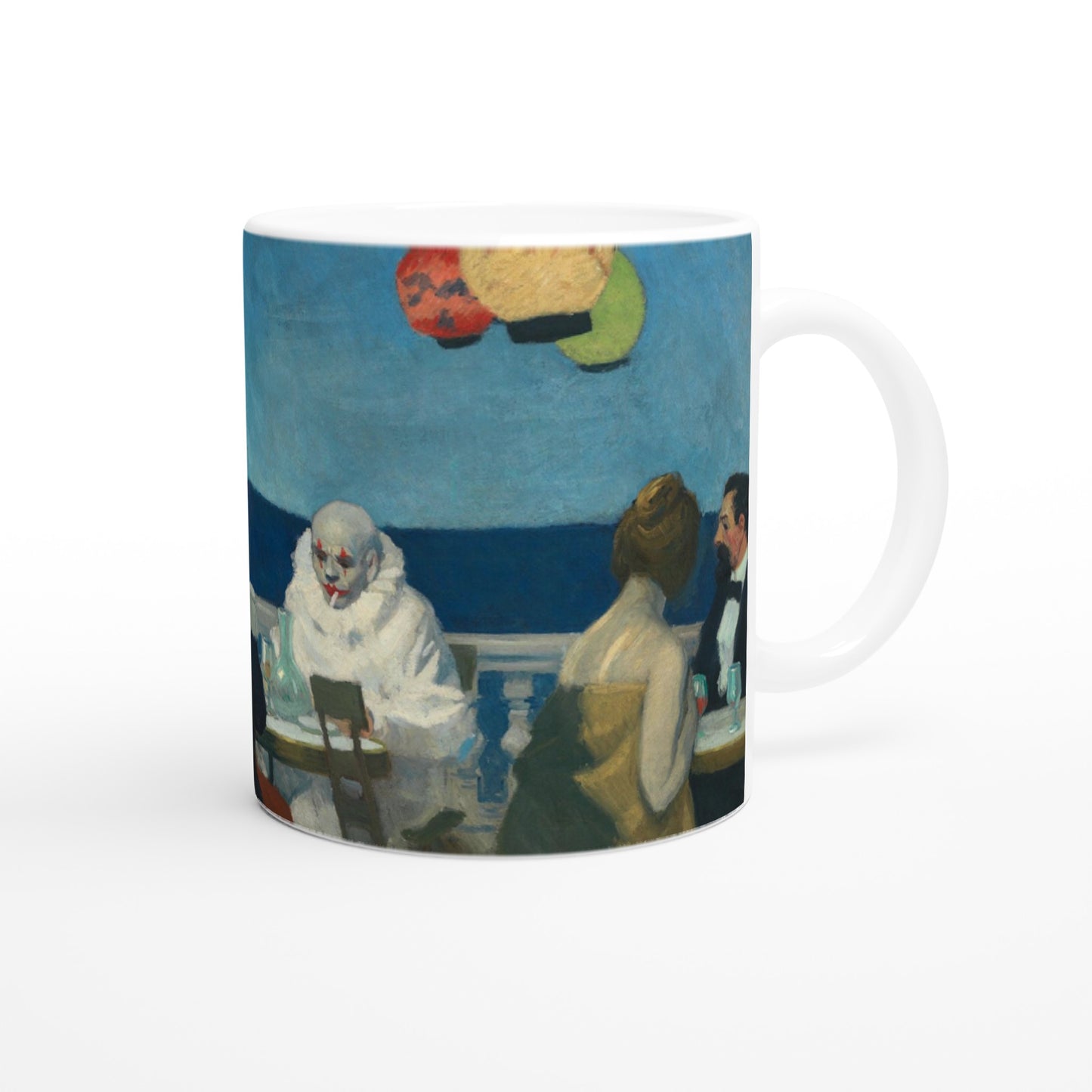 Soir Bleu by Edward Hopper Ceramic Mug